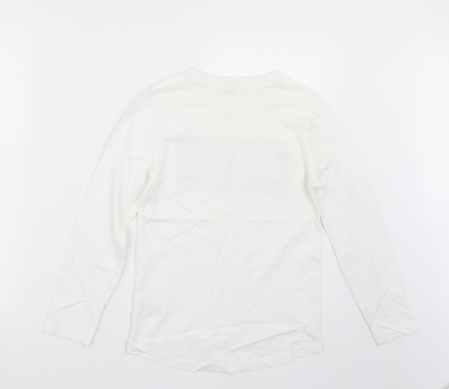 Nutmeg Boys White   Basic T-Shirt Size 9-10 Years