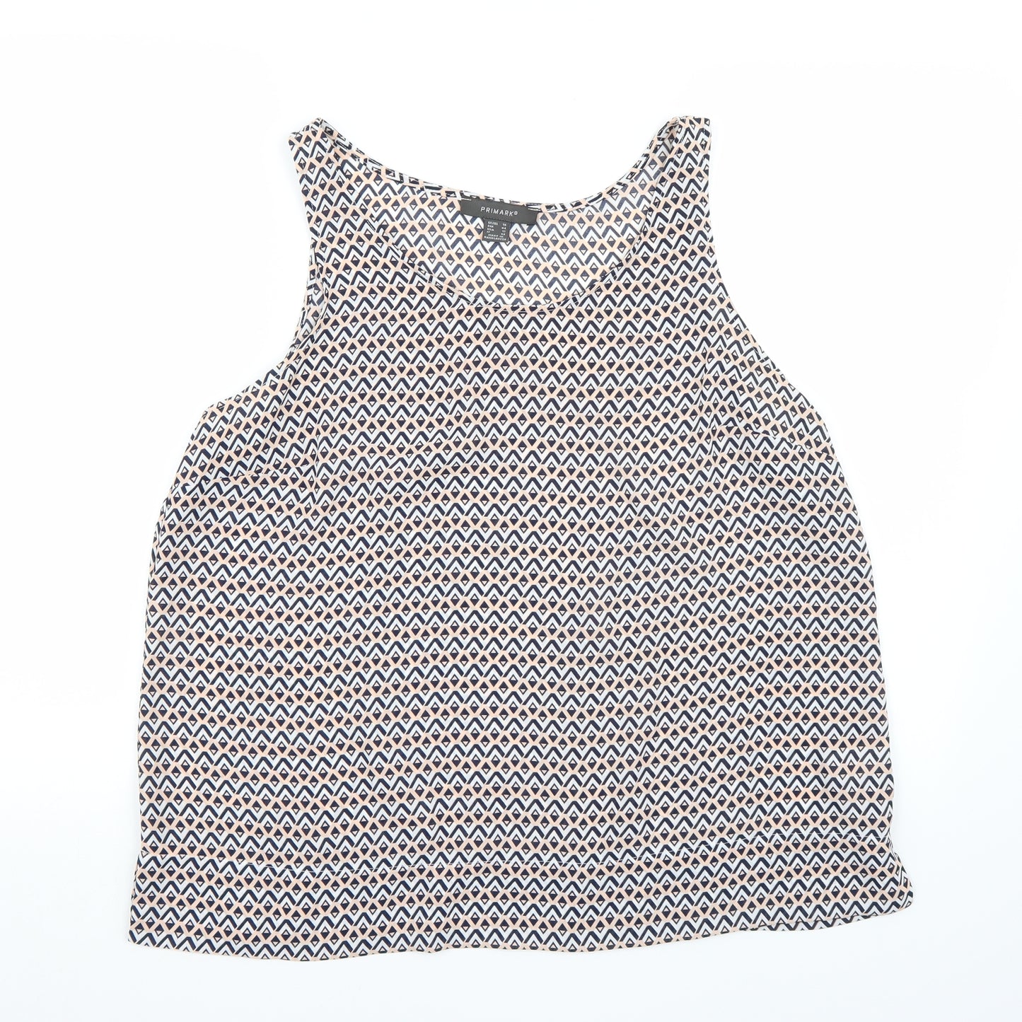 Primark Womens Pink   Basic Tank Size 16