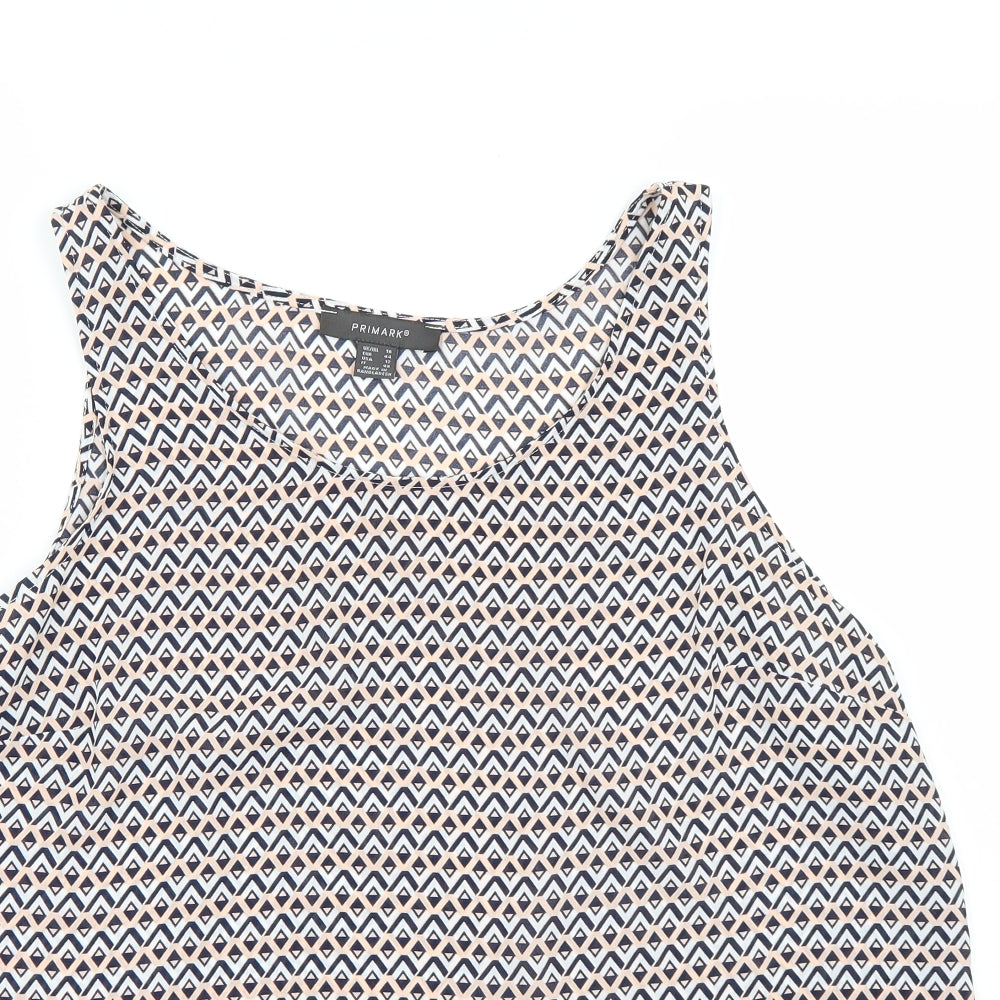 Primark Womens Pink   Basic Tank Size 16