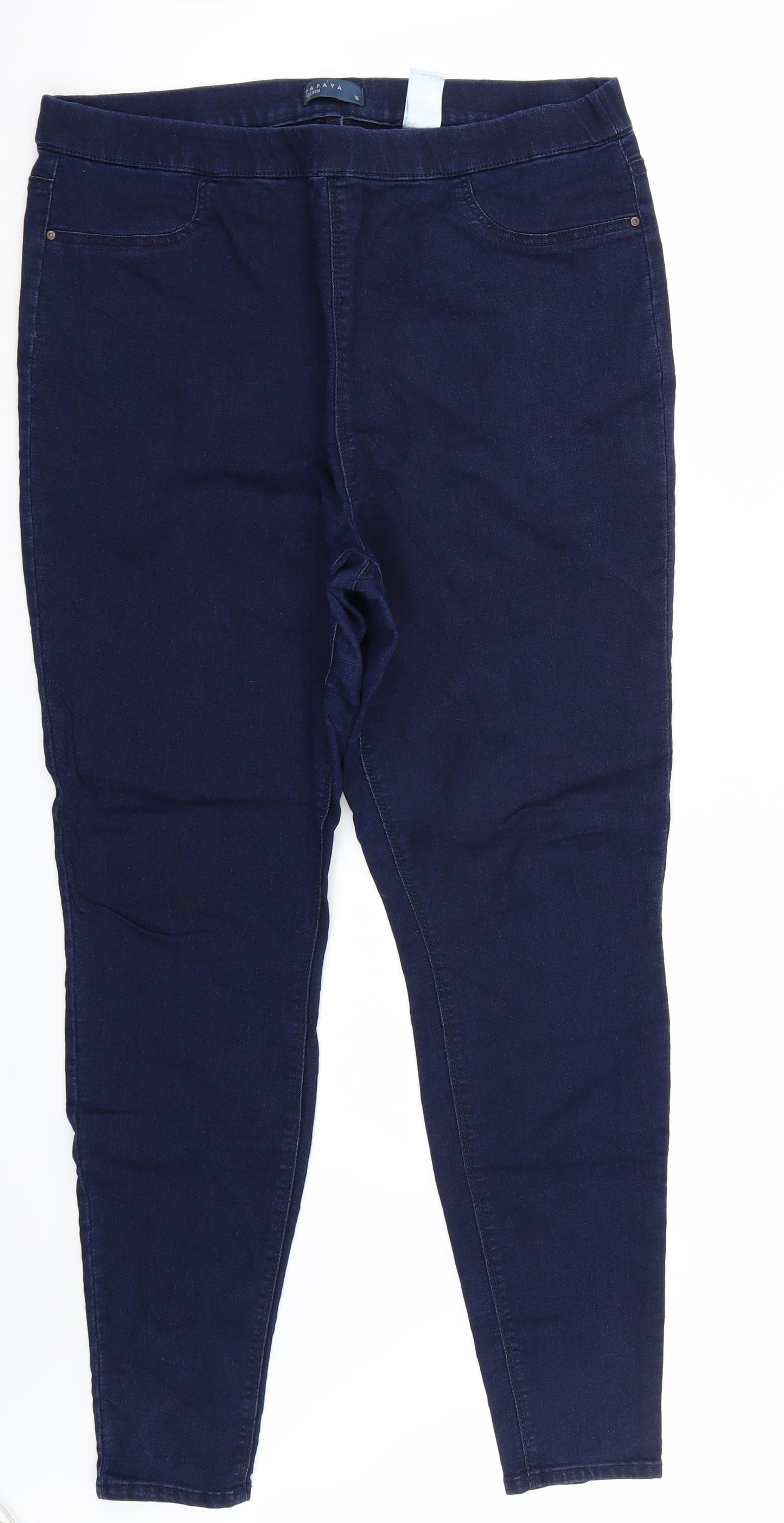 Papaya Womens Blue   Skinny Jeans Size 16 L31 in