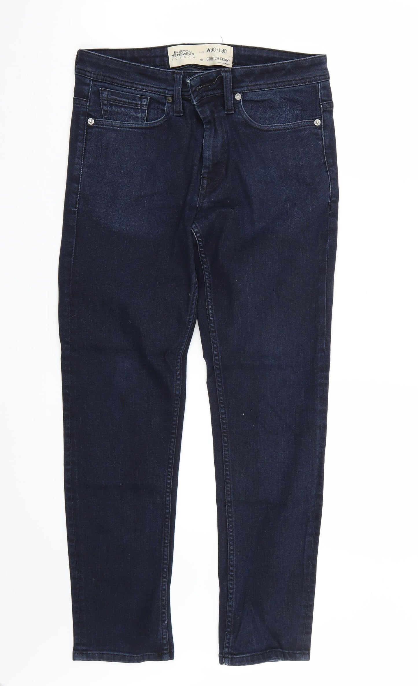 Burton Womens Blue   Straight Jeans Size 30 L30 in