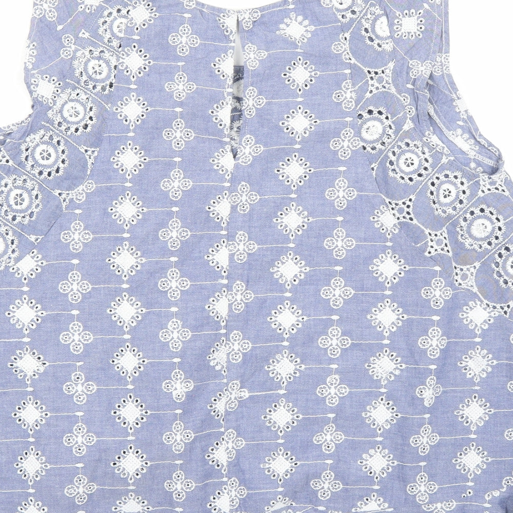 Riverisland Womens Blue   Basic T-Shirt Size 14
