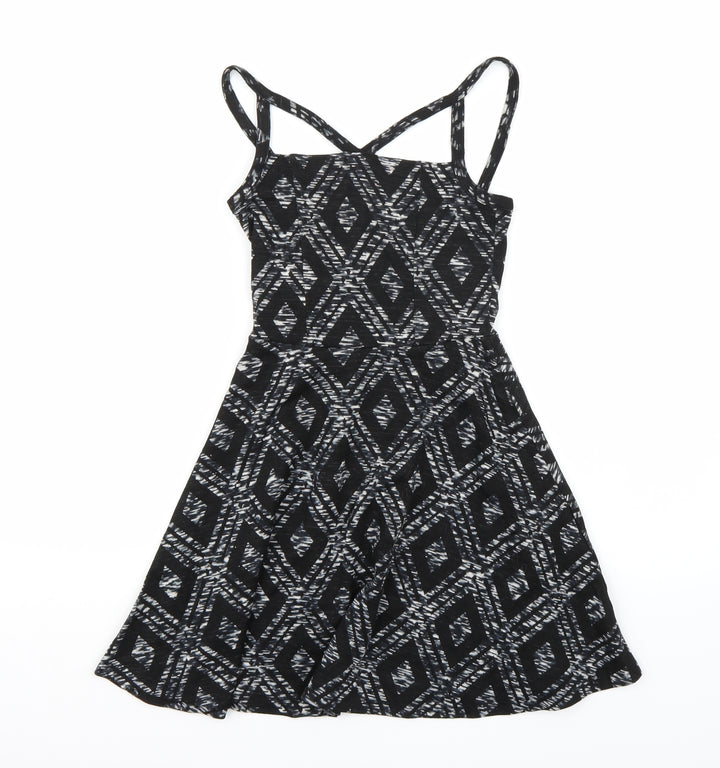 Topshop Womens Black   A-Line  Size 6
