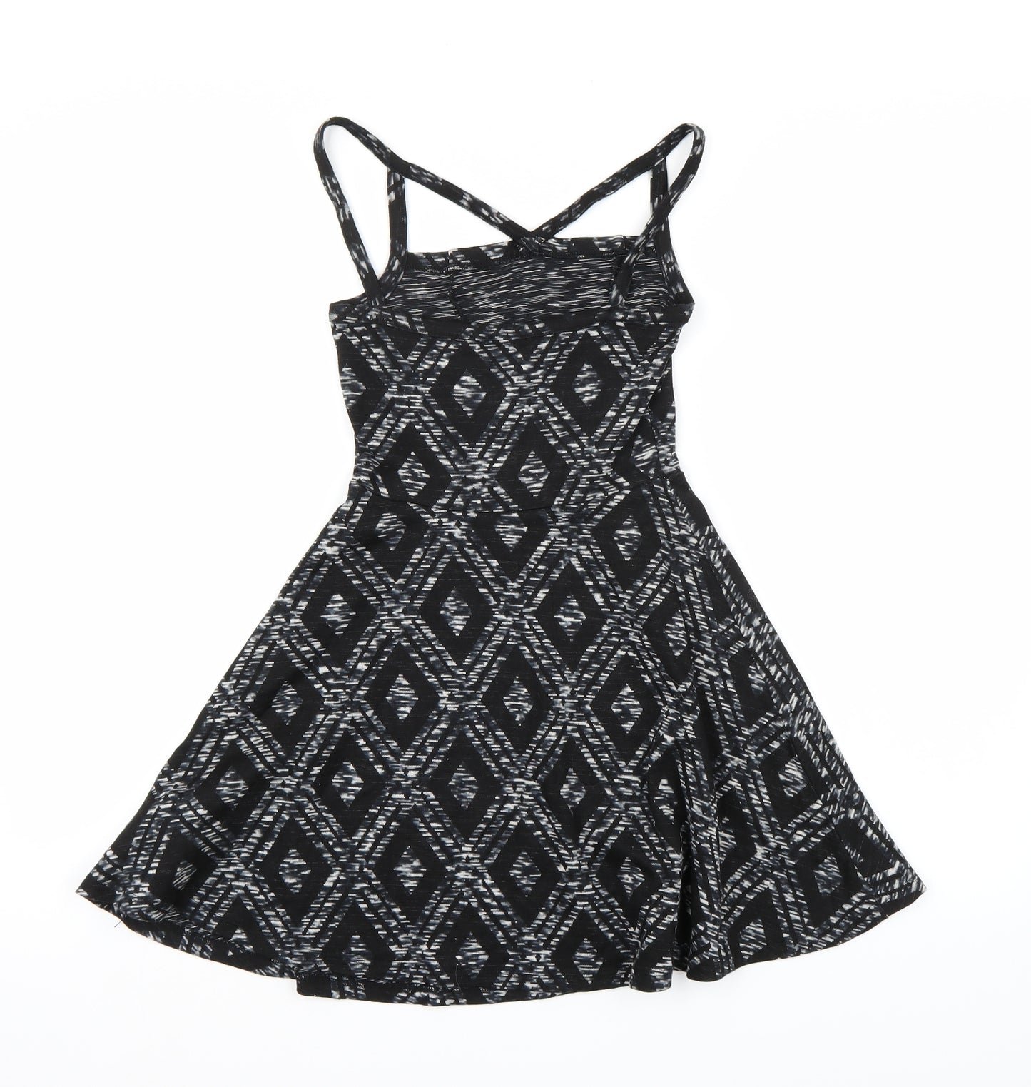Topshop Womens Black   A-Line  Size 6