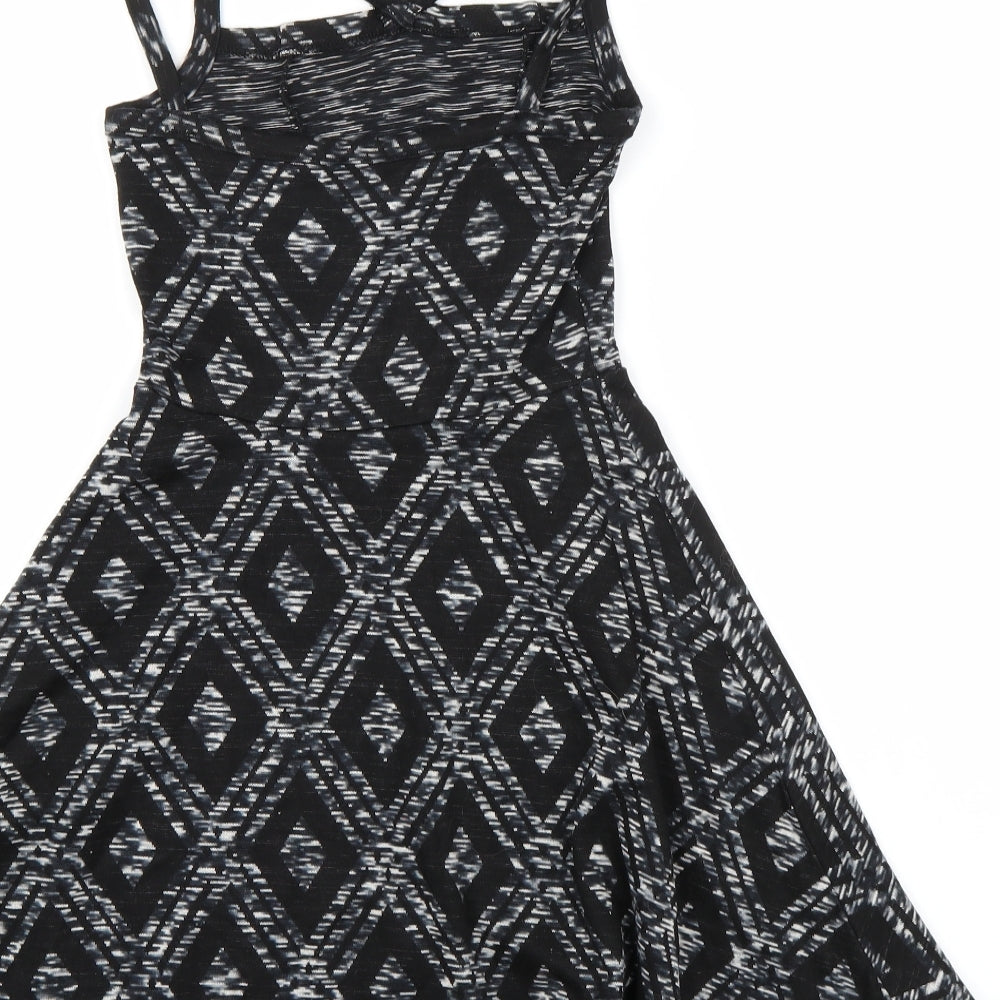 Topshop Womens Black   A-Line  Size 6