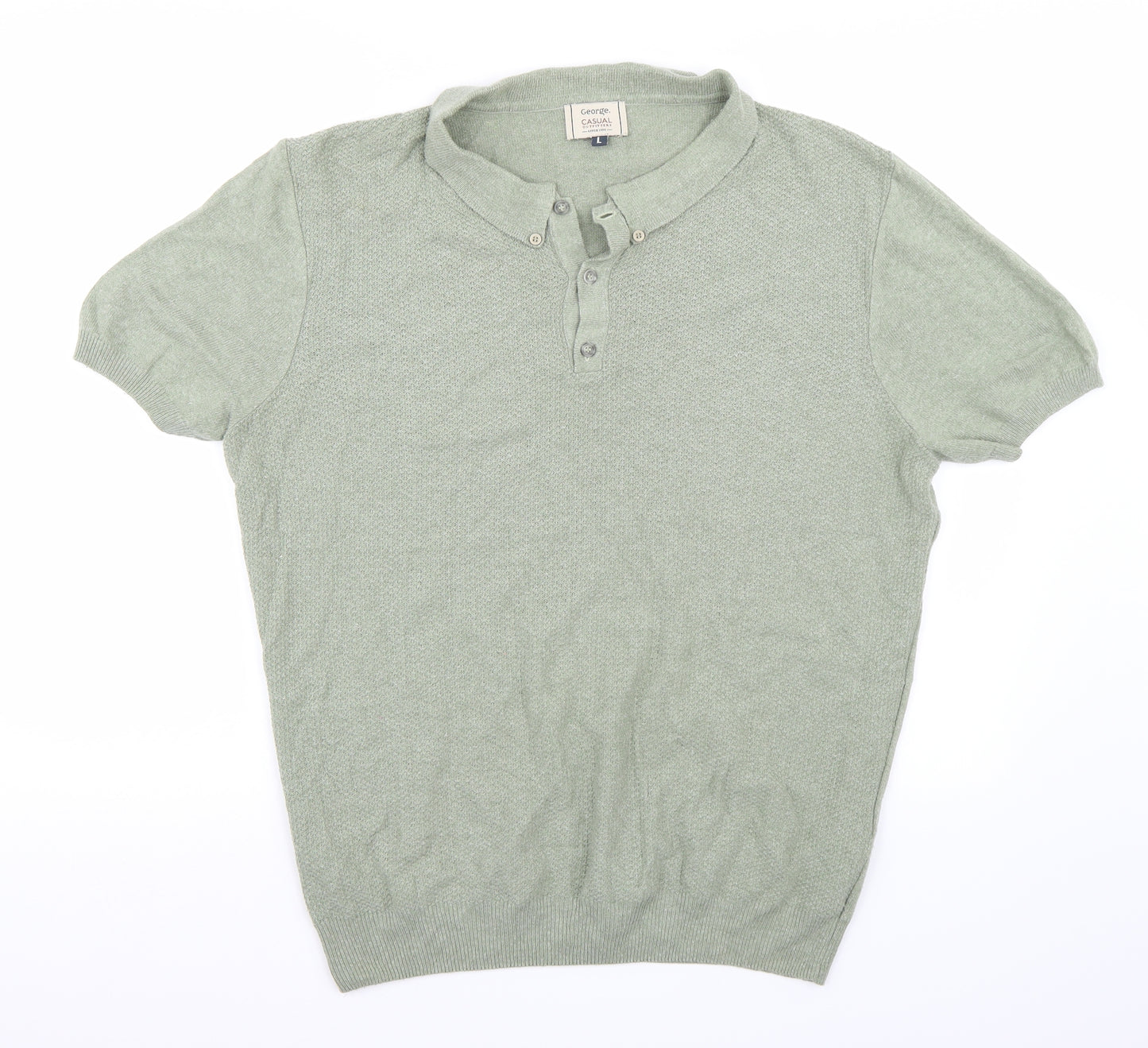 George Mens Green    T-Shirt Size L