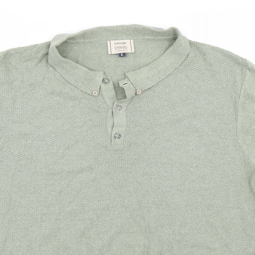 George Mens Green    T-Shirt Size L