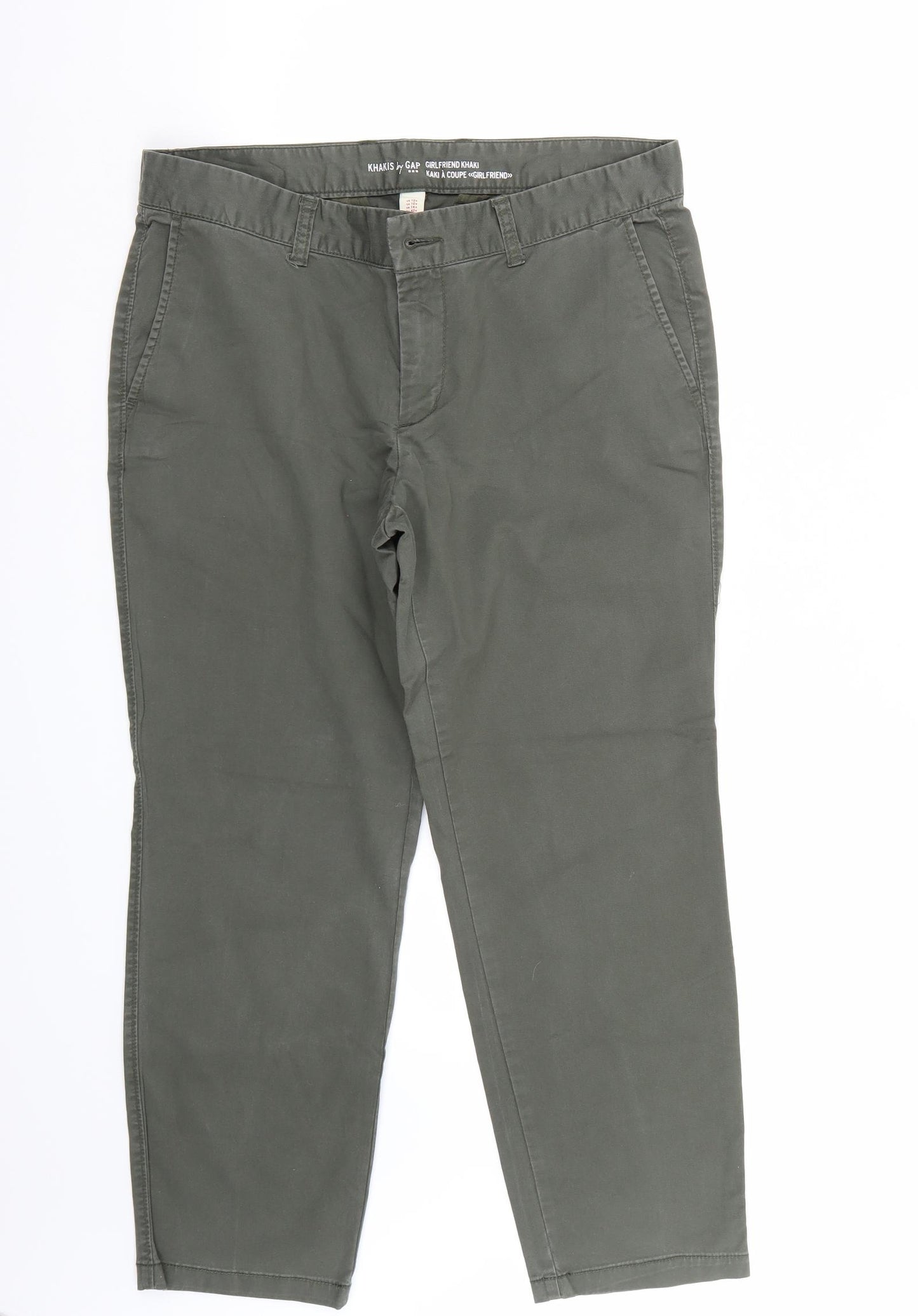 Gap Womens Green   Cropped Trousers Size 10 L26 in