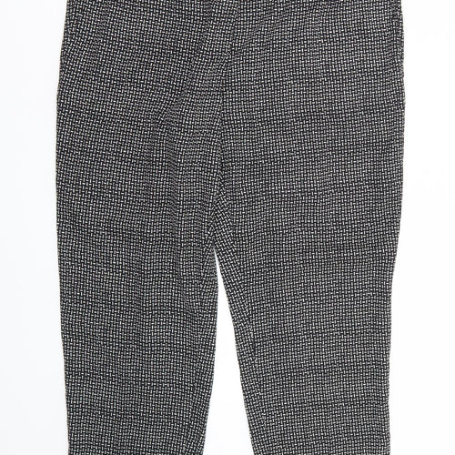 H&M Womens Black   Trousers  Size 10 L28 in