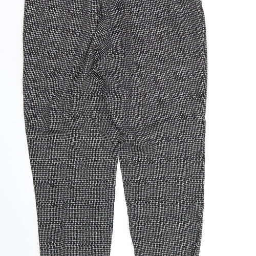 H&M Womens Black   Trousers  Size 10 L28 in