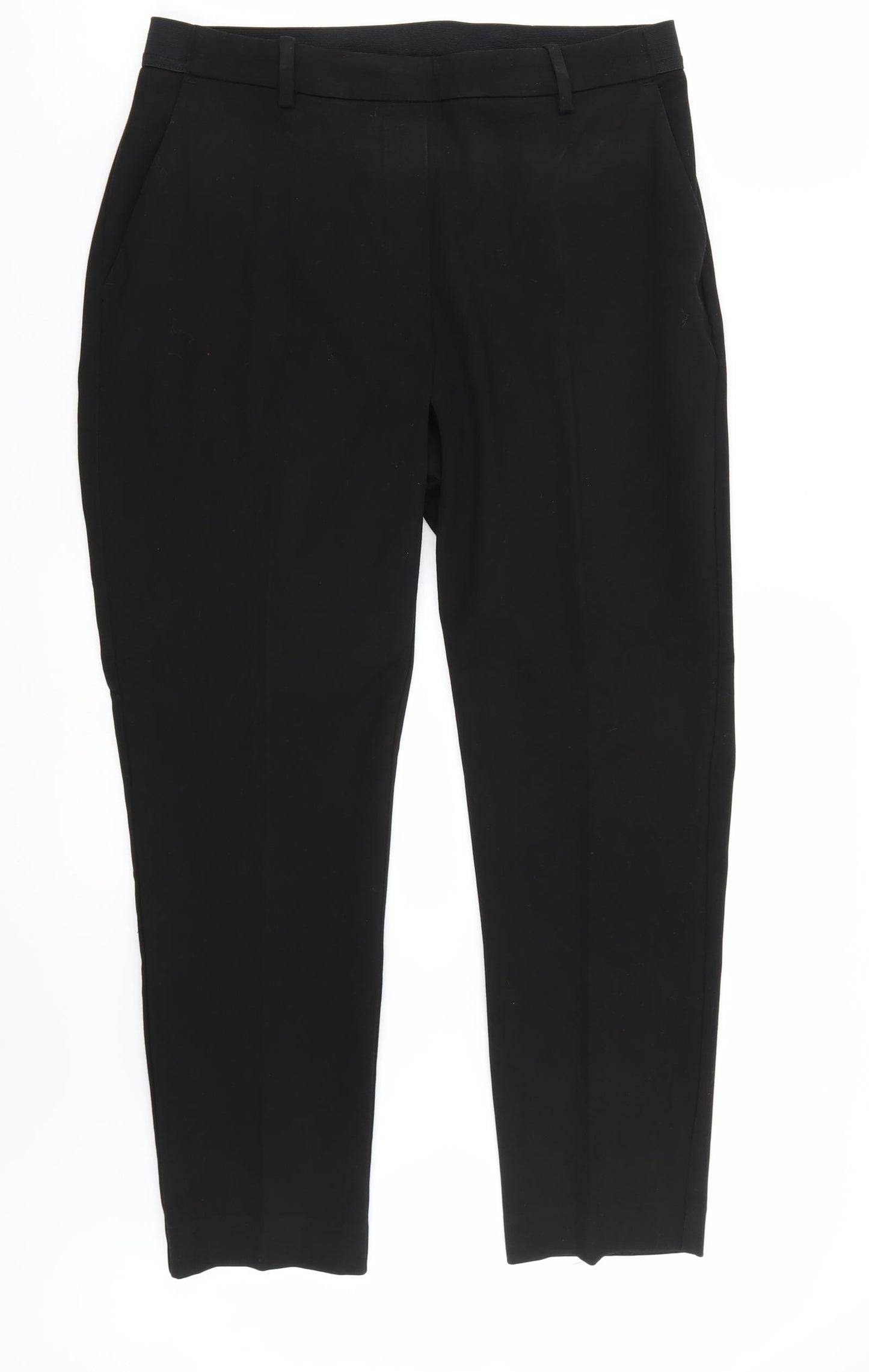 H&M Womens Black   Trousers  Size 12 L28 in