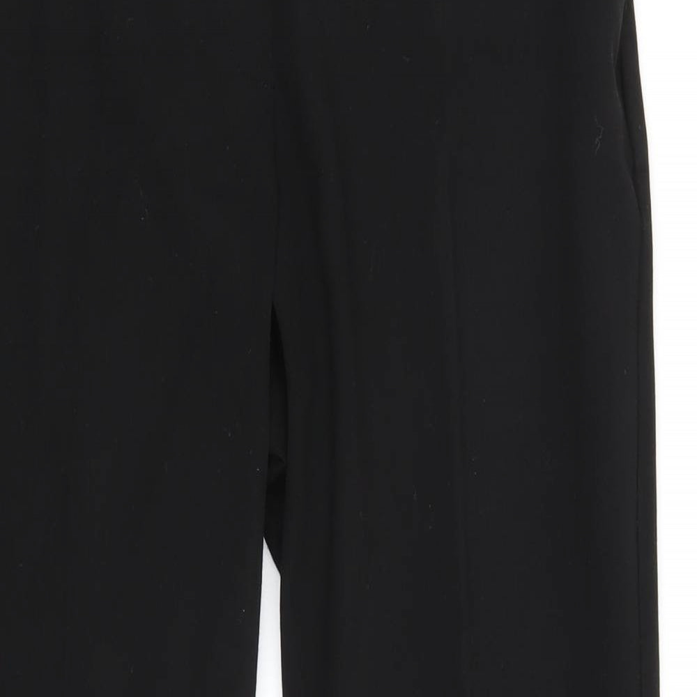 H&M Womens Black   Trousers  Size 12 L28 in