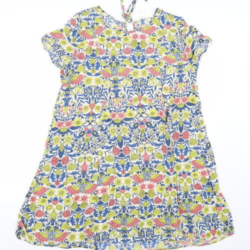 H&M Womens White Floral  A-Line  Size 12