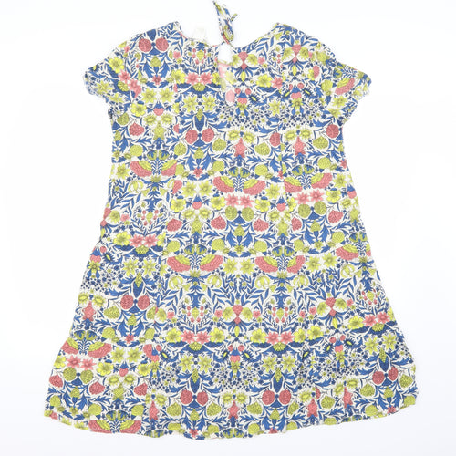 H&M Womens White Floral  A-Line  Size 12