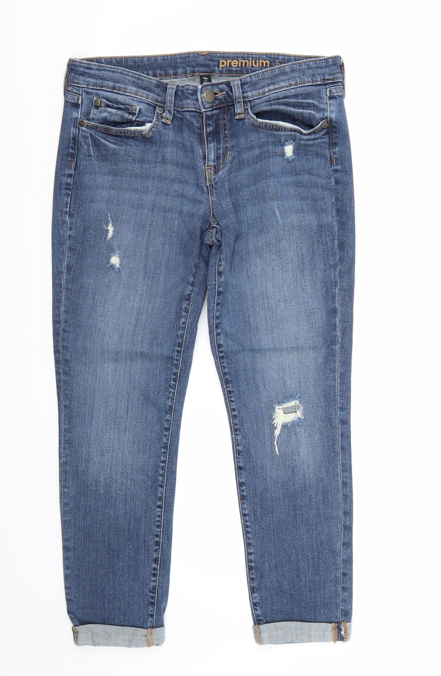 Gap Womens Blue   Cropped Jeans Size 32 L25 in
