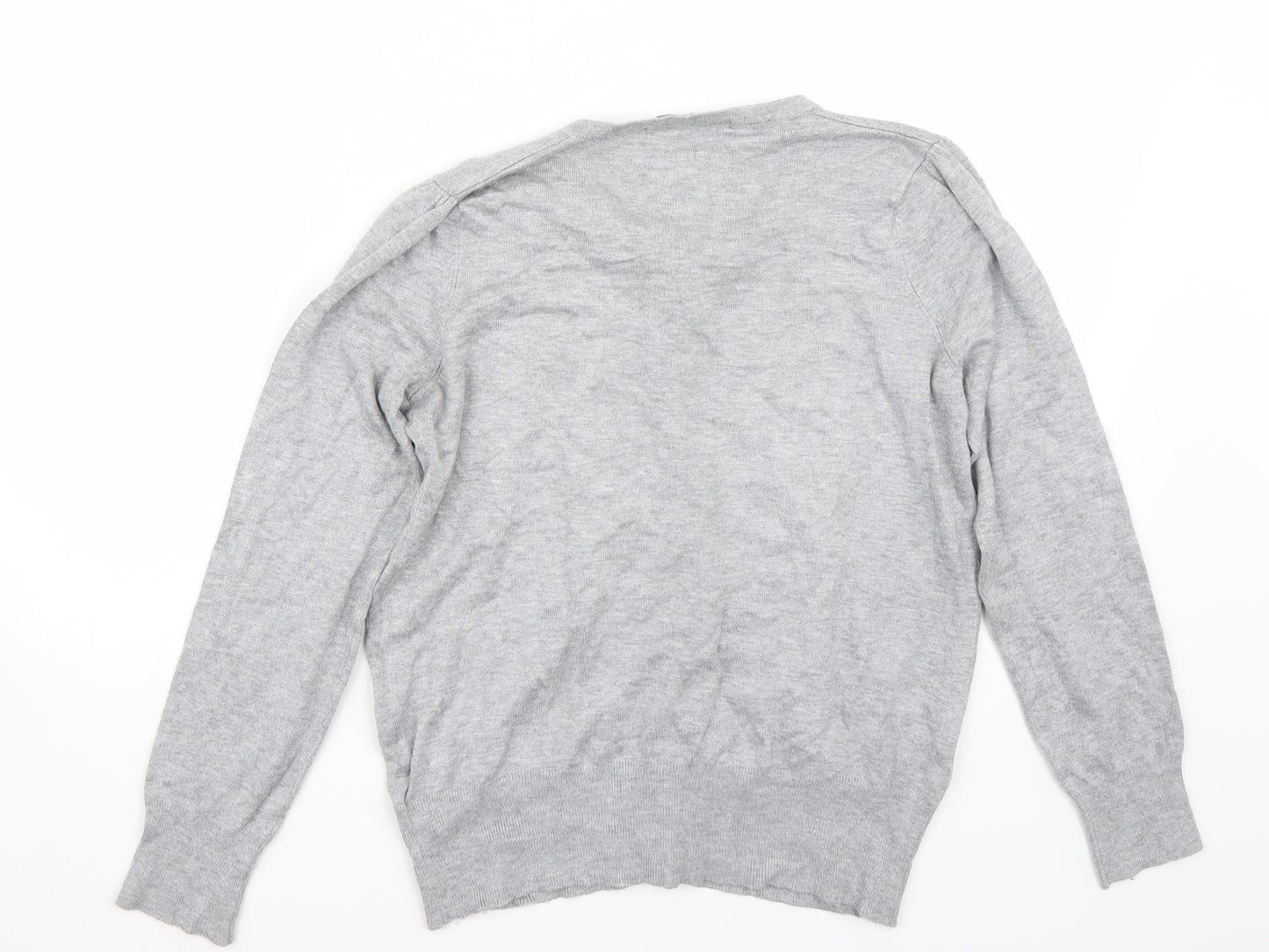 Marks and Spencer Womens Grey   Cardigan Jumper Size 14