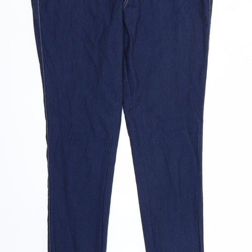 Denim & Co. Womens Blue   Skinny Jeans Size 10 L34 in
