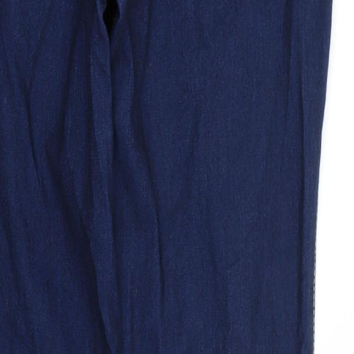 Denim & Co. Womens Blue   Skinny Jeans Size 10 L34 in
