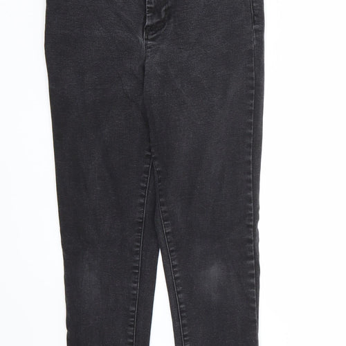 Denim & Co. Womens Black   Skinny Jeans Size 10 L26 in