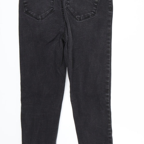 Denim & Co. Womens Black   Skinny Jeans Size 10 L26 in