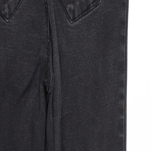 Denim & Co. Womens Black   Skinny Jeans Size 10 L26 in