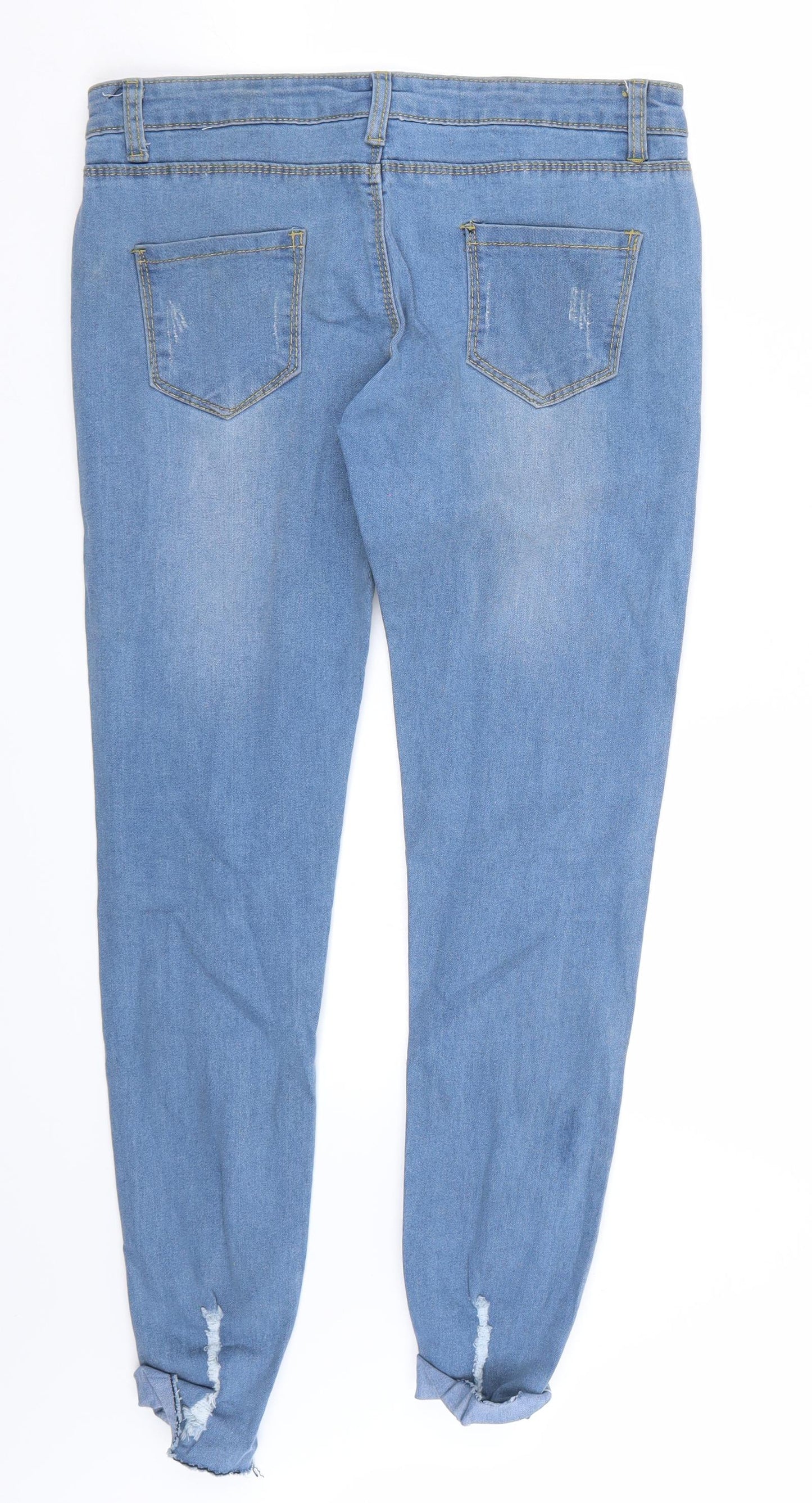 Preworn Womens Blue   Cropped Jeans Size 30 L27 in