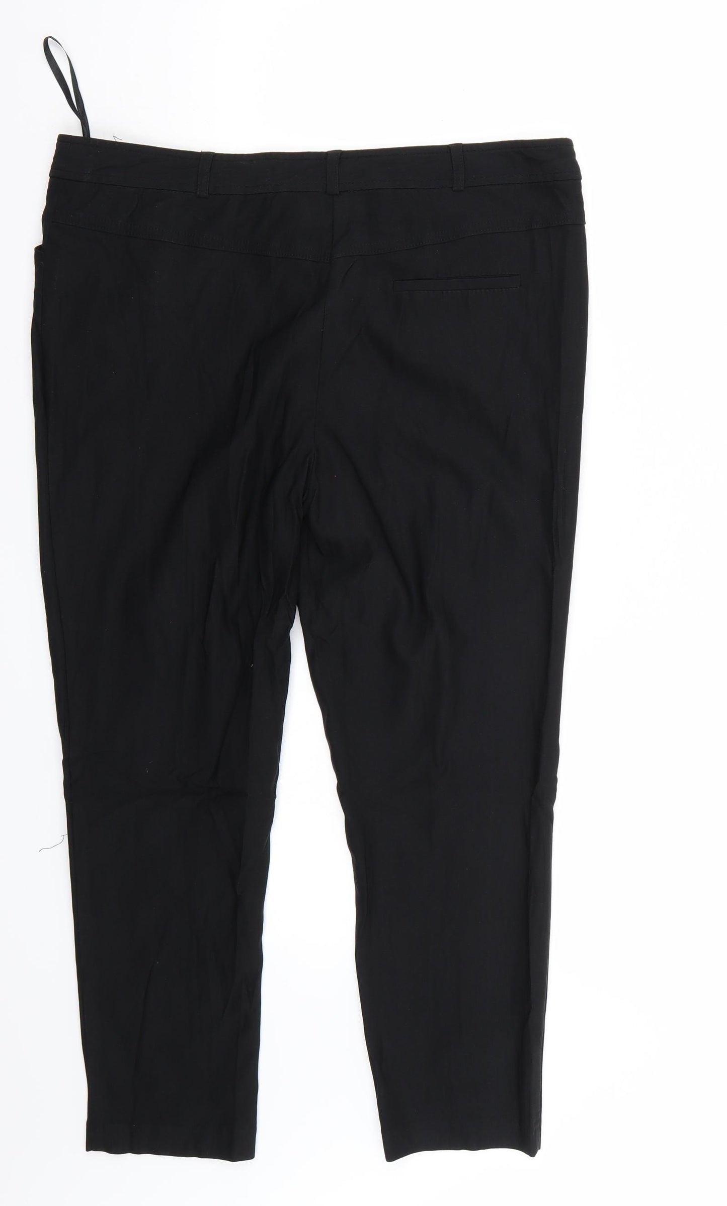 George Womens Black   Trousers  Size 14 L26 in