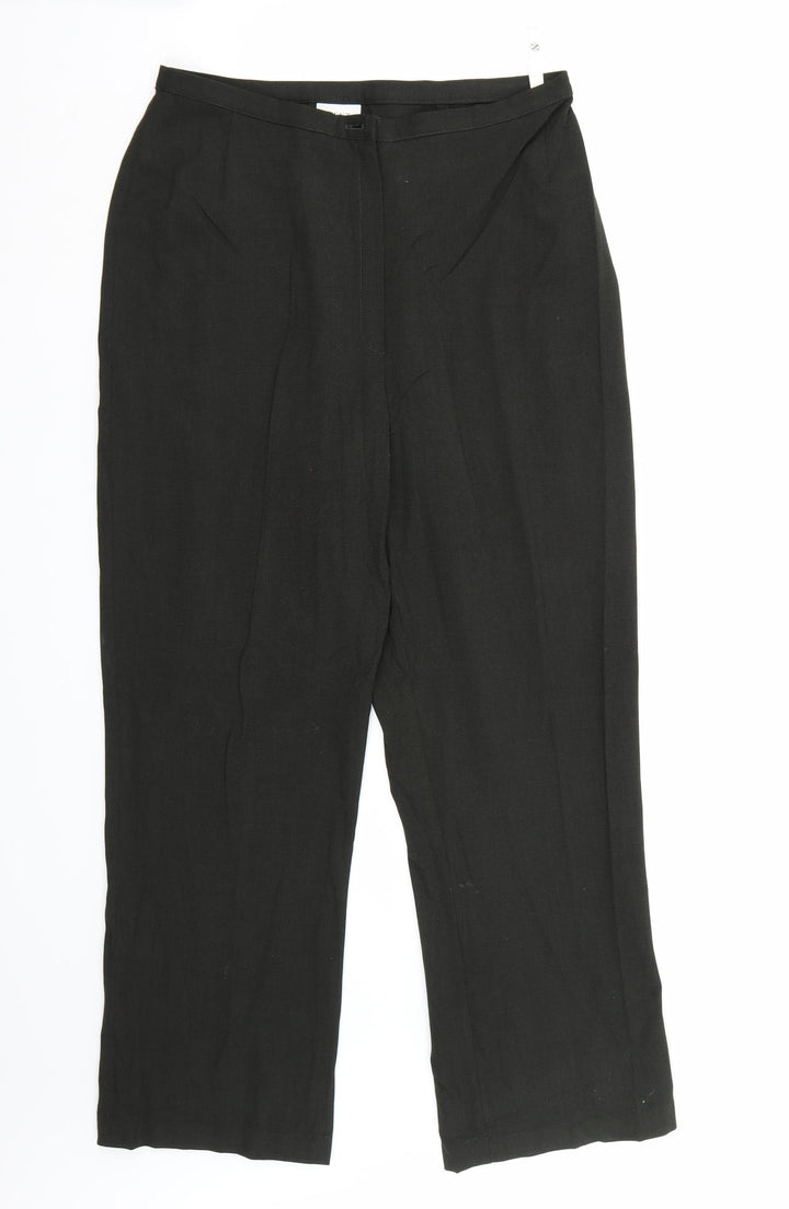 NEXT Womens Green Trousers Size 12 L28 in