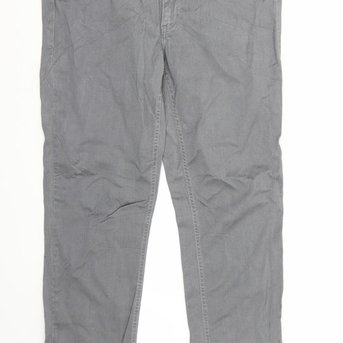 Angels Womens Grey   Straight Jeans Size 34 L32 in