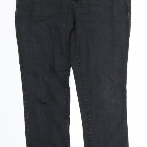 Qs Womens Black   Straight Jeans Size 42 L32 in