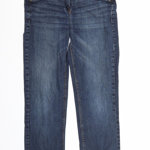 Cecilia Classics Womens Blue   Straight Jeans Size 36 L30 in