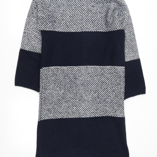 Atmosphere Womens Blue  Knit Overcoat Coatigan Size M