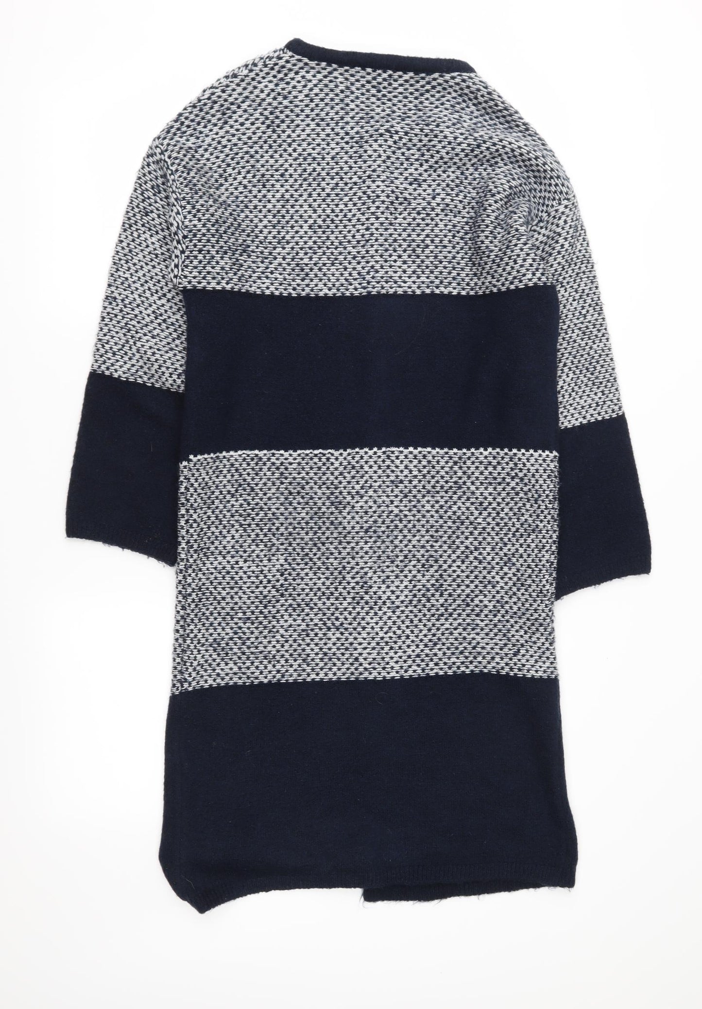 Atmosphere Womens Blue  Knit Overcoat Coatigan Size M