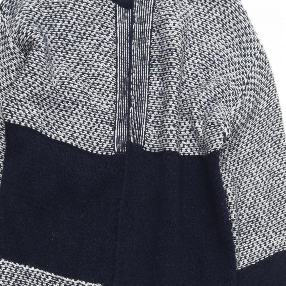 Atmosphere Womens Blue  Knit Overcoat Coatigan Size M