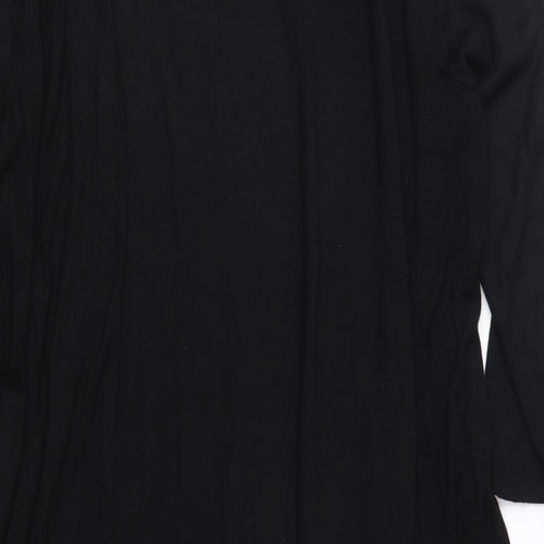 TU Womens Black  Knit Jumper Dress  Size 22