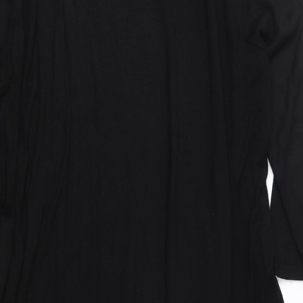 TU Womens Black  Knit Jumper Dress  Size 22