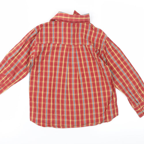 Matarello Boys Red Check  Basic Button-Up Size 5 Years