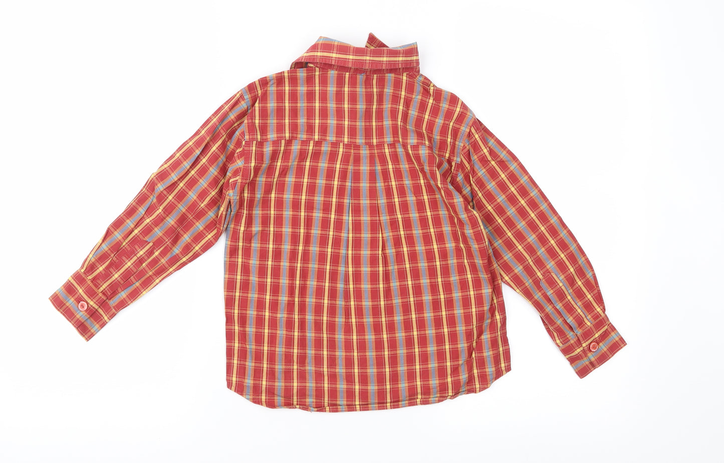 Matarello Boys Red Check  Basic Button-Up Size 5 Years