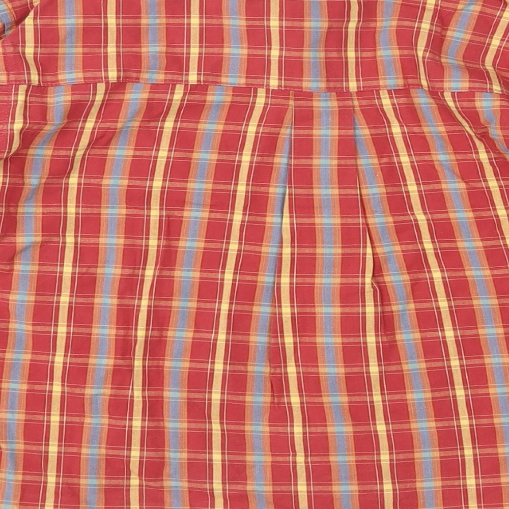 Matarello Boys Red Check  Basic Button-Up Size 5 Years