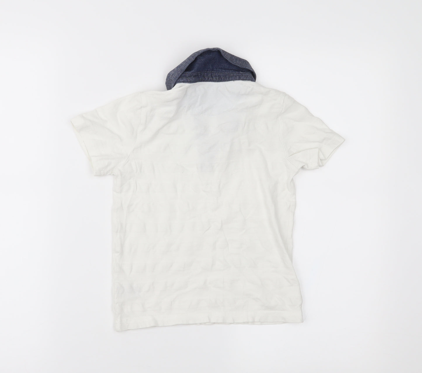 Mothercare Boys White  Jersey Basic Polo Size 5 Years