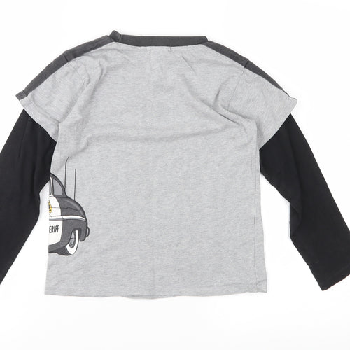 H&M Boys Grey  Jersey Basic T-Shirt Size 5-6 Years  - Cars Disney Pixar