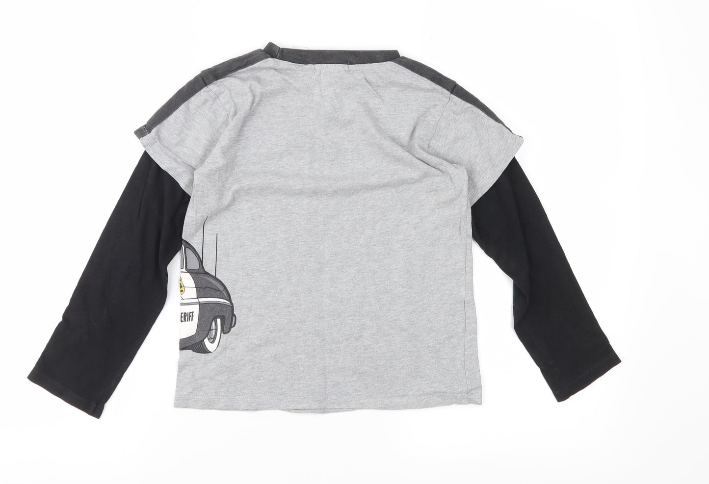 H&M Boys Grey  Jersey Basic T-Shirt Size 5-6 Years  - Cars Disney Pixar