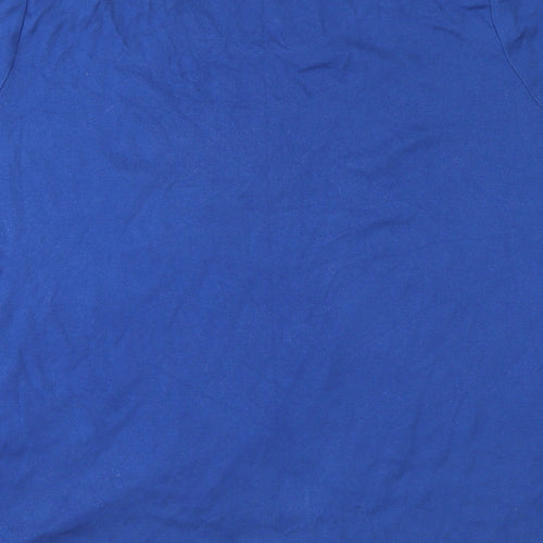 Sheego Womens Blue  Jersey Basic T-Shirt Size 22  - Owl