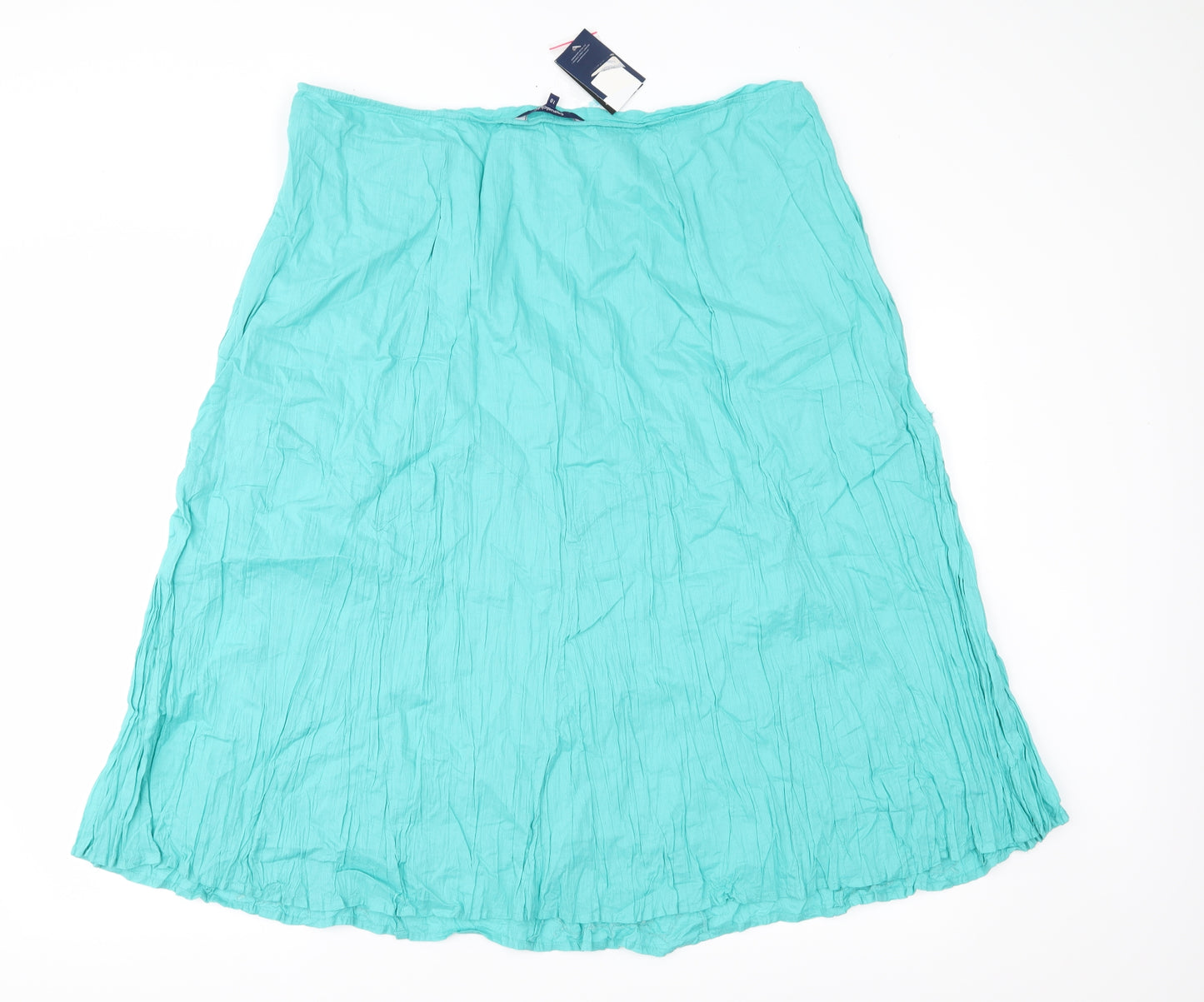 Casual Club Womens Green   A-Line Skirt Size 18