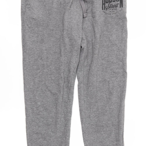 TU Mens Grey  Jersey Jogger Trousers Size S L29 in