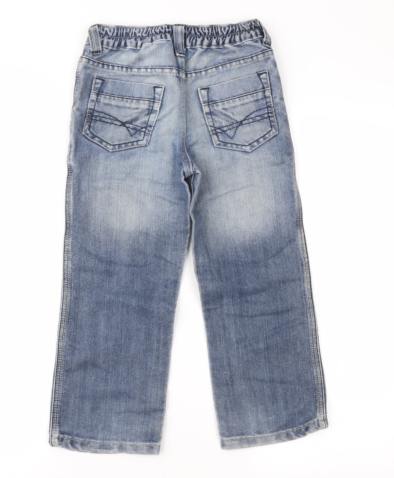 Denim & Co. Boys Blue  Denim Straight Jeans Size 5-6 Years