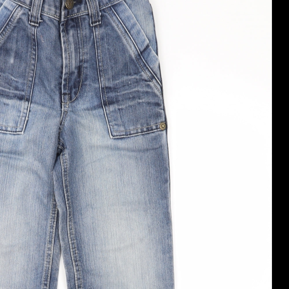 Denim & Co. Boys Blue  Denim Straight Jeans Size 5-6 Years