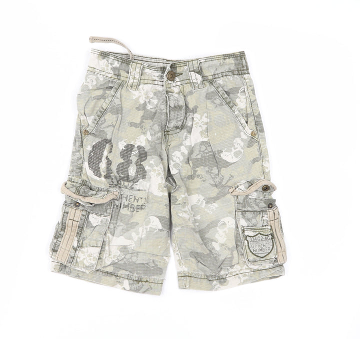 NEXT Boys Green Camouflage  Cargo Shorts Size 4 Years
