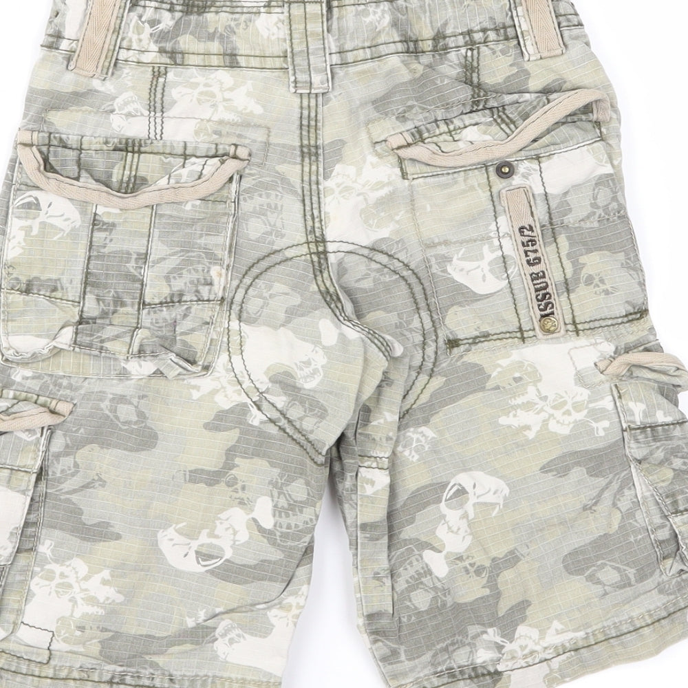 NEXT Boys Green Camouflage  Cargo Shorts Size 4 Years