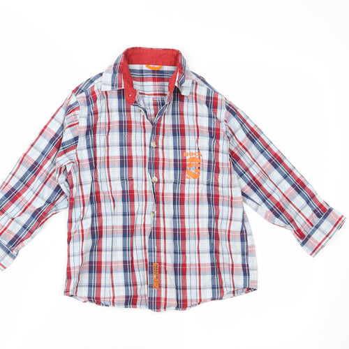 Dunnes Stores Boys Black Check  Basic Button-Up Size 5 Years